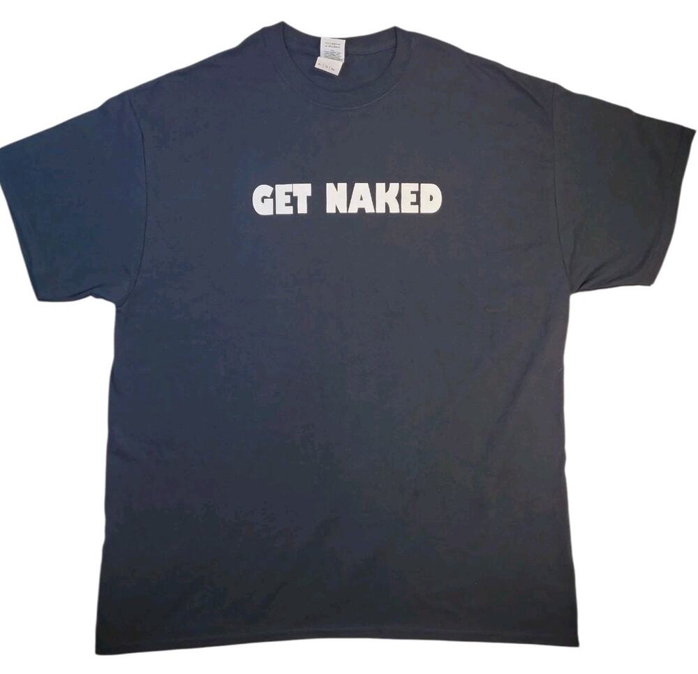Vintage Get Naked Pizza Shop DDD Tee XL Nevada